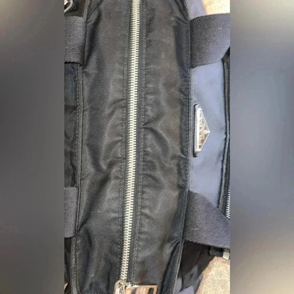 $2,300 PRADA Black Nylon Baby Bag/Diaper Bag/Designer Logo Handbag Lux Tote Bag - Picture 16 of 17